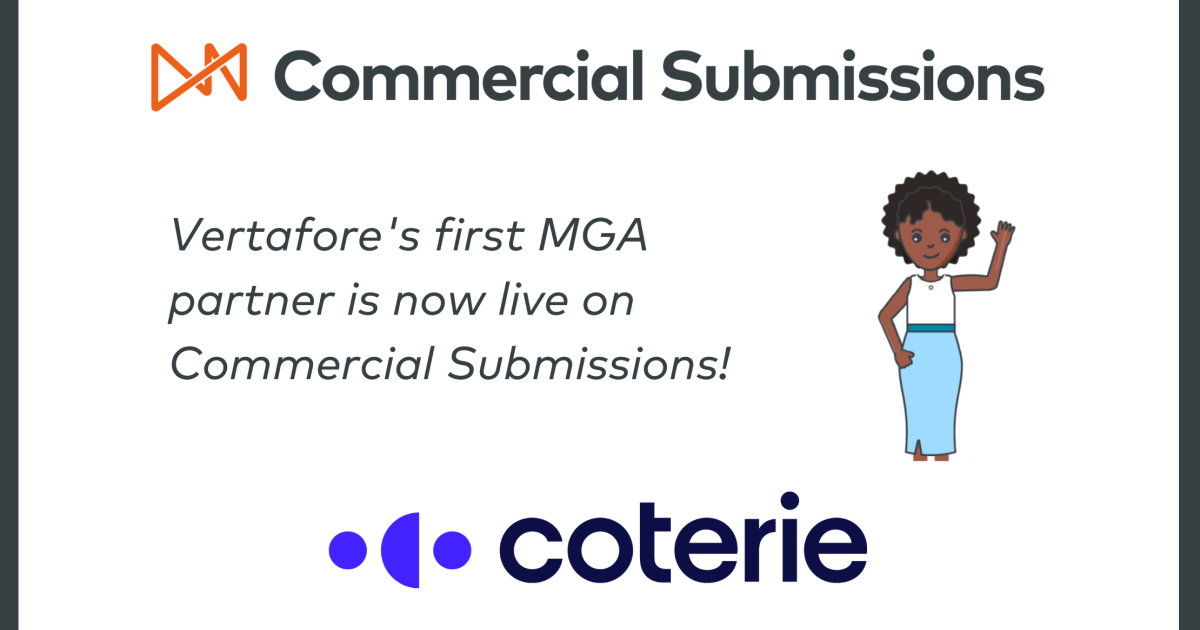 MGA Coterie Insurance joins Vertafore’s Commercial Submissions to